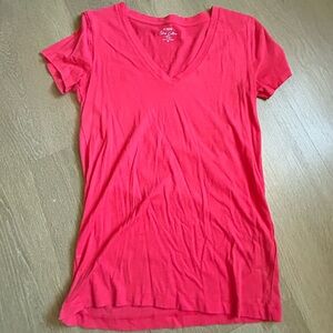 jcrew small vneck tee